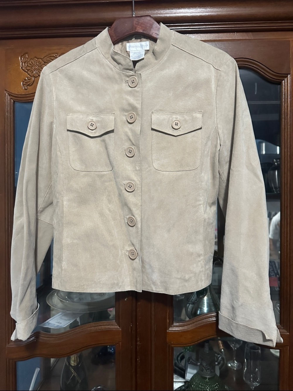 Worthington Beige Suede Jacket